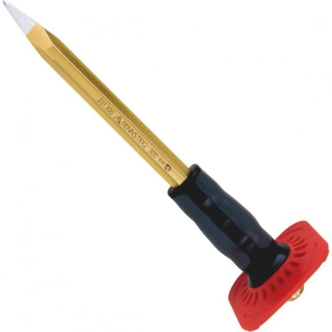 Dłuto spiczaste 16x300mm z osłoną do ochrony dłoni 2K RENNSTEIG