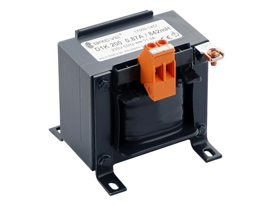 Dławik kompensacyjny 1‑fazowy D1K 0,200/230 0,87A/0,842H 230V 200Var, Ta 40, 17000‑1457