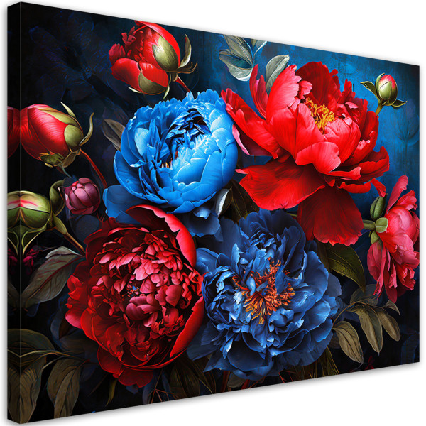Feeby Obraz na płótnie, Piwonia kwiaty tulipana 120x80 486350