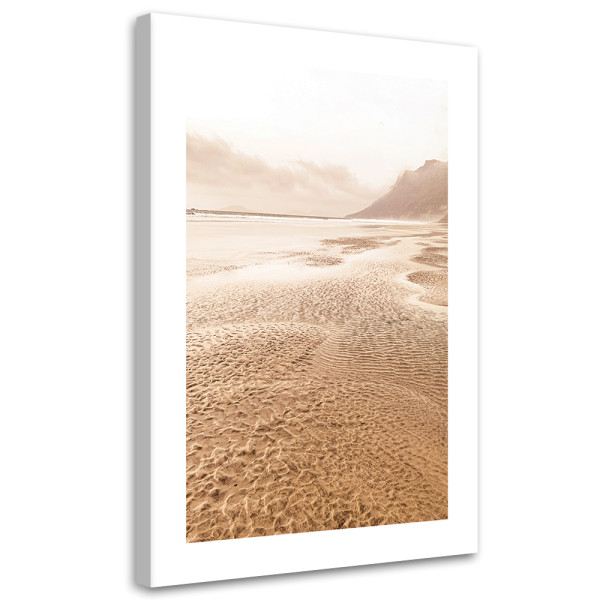 Feeby Obraz na płótnie, Plaża zalana wodą 60x90 424945