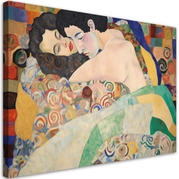 Feeby Obraz na płótnie, Pocałunek - G. Klimt 100x70 419143
