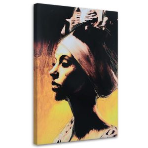 Feeby Obraz na płótnie Portret kobiety pewnej siebie 80×120 403670 Feeby Obraz na płótnie Portret kobiety pewnej siebie 80×120 403670