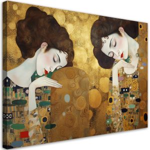 Feeby Obraz na płótnie, Portret kobiety w złocie – G. Klimt 90×60 419534 Feeby Obraz na płótnie, Portret kobiety w złocie – G. Klimt 90×60 419534