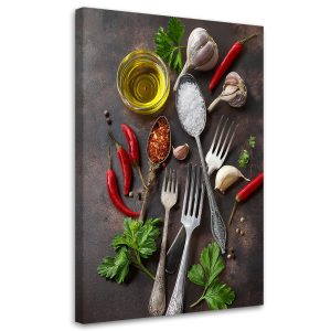 Feeby Obraz na płótnie, Przyprawy Papryka Jedzenie Kuchnia 80×120 485480 Feeby Obraz na płótnie, Przyprawy Papryka Jedzenie Kuchnia 80×120 485480