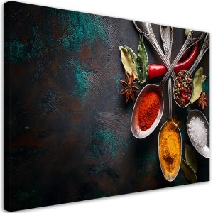 Feeby Obraz na płótnie, Przyprawy w Kuchni 120×80 486878 Feeby Obraz na płótnie, Przyprawy w Kuchni 120×80 486878