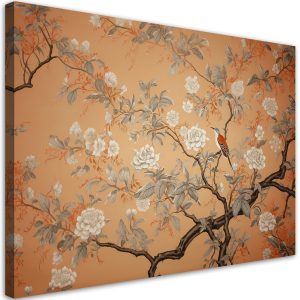 Feeby Obraz na płótnie, Ptak Drzewo Chinoiserie 100×70 322934