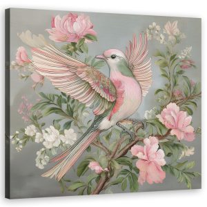 Feeby Obraz na płótnie, Ptak Shabby Chic 30×30 396009 Feeby Obraz na płótnie, Ptak Shabby Chic 30×30 396009