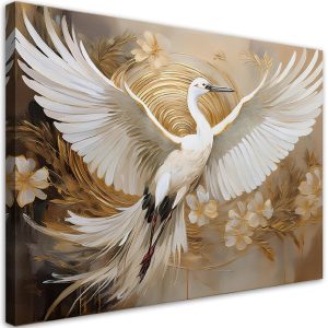 Feeby Obraz na płótnie, Ptaki Abstrakcja Kwiaty 120×80 396835 Feeby Obraz na płótnie, Ptaki Abstrakcja Kwiaty 120×80 396835