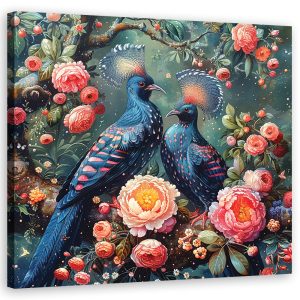 Feeby Obraz na płótnie, Ptaki Kwiaty Zwierzęta 60×60 312119 Feeby Obraz na płótnie, Ptaki Kwiaty Zwierzęta 60×60 312119