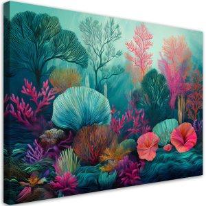 Feeby Obraz na płótnie, Rafa Koralowa Rośliny Morskie 90×60 561272 Feeby Obraz na płótnie, Rafa Koralowa Rośliny Morskie 90×60 561272