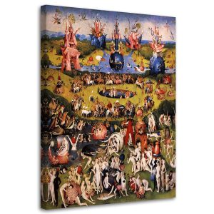 Feeby Obraz na płótnie Rajski Ogród H. Bosch 80×120 404075 Feeby Obraz na płótnie Rajski Ogród H. Bosch 80×120 404075