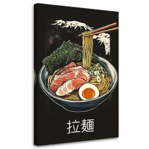 Feeby Obraz na płótnie, Ramen Jedzenie Japonia 60×90 775840 Feeby Obraz na płótnie, Ramen Jedzenie Japonia 60×90 775840