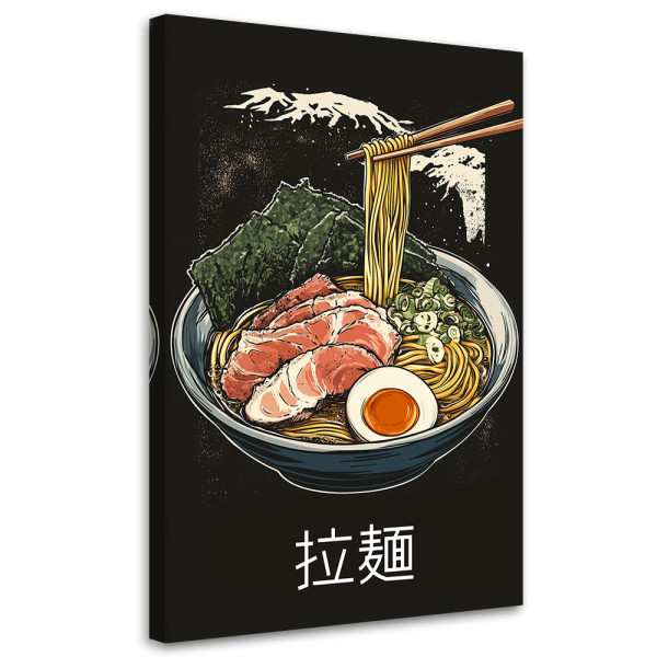 Feeby Obraz na płótnie, Ramen Jedzenie Japonia 70x100 775829