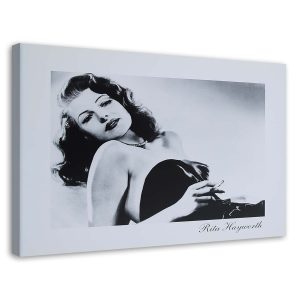Feeby Obraz na płótnie Rita Hayworth portret diwy 60×40 404219 Feeby Obraz na płótnie Rita Hayworth portret diwy 60×40 404219