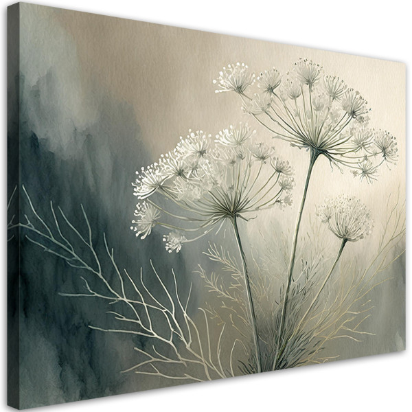 Feeby Obraz na płótnie, Roślinna abstrakcja botaniczna 90x60 396621