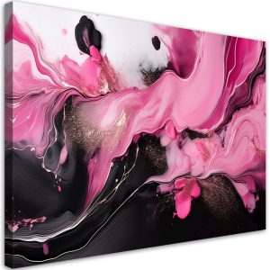 Feeby Obraz na płótnie, Różowa Abstrakcja Loft 120×80 561874 Feeby Obraz na płótnie, Różowa Abstrakcja Loft 120×80 561874