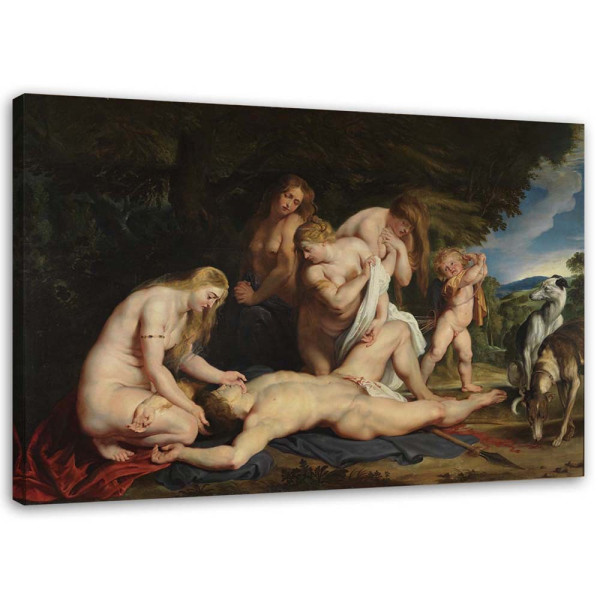 Feeby Obraz na płótnie Śmierć Adonisa P. P. Rubens 60x40 403942