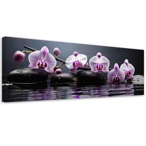Feeby Obraz na płótnie, Spa Zen Orchidea 150×50 422649 Feeby Obraz na płótnie, Spa Zen Orchidea 150×50 422649