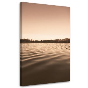 Feeby Obraz na płótnie, Spokojna woda nad jeziorem 40×60 428232 Feeby Obraz na płótnie, Spokojna woda nad jeziorem 40×60 428232