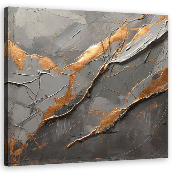Feeby Obraz na płótnie, Stone Gold Glamour 40x40 483882