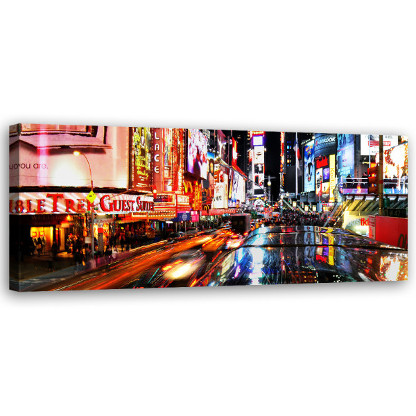 Feeby Obraz na płótnie, Światła na Times Square 120x40 427889