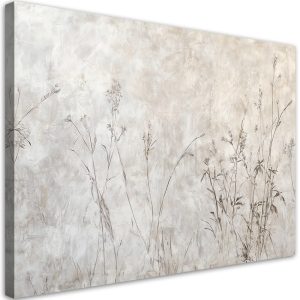 Feeby Obraz na płótnie, Szare rośliny we mgle 90×60 397168