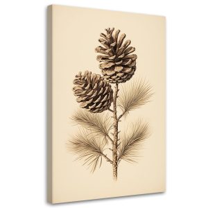 Feeby Obraz na płótnie, Szyszki 60×90 425445