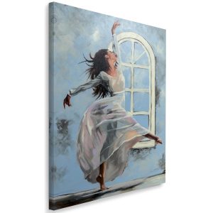 Feeby Obraz na płótnie, Tancerka baletnica 60×90 312120