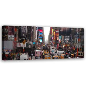 Feeby Obraz na płótnie, Times Square Nowy Jork 90×30 418938 Feeby Obraz na płótnie, Times Square Nowy Jork 90×30 418938