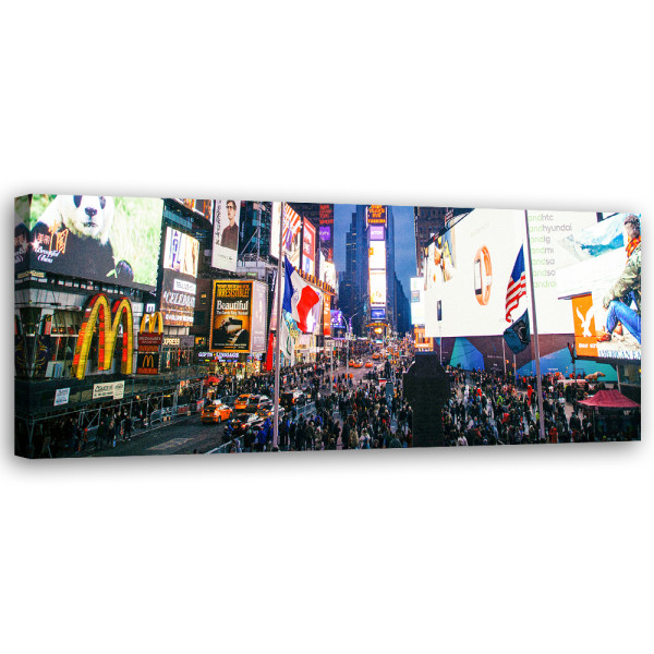 Feeby Obraz na płótnie, Times Square Nowy Jork 90x30 417046