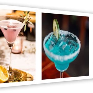 Feeby Obraz na płótnie Trzy drinki 150×50 386779 Feeby Obraz na płótnie Trzy drinki 150×50 386779