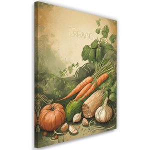 Feeby Obraz na płótnie, Warzywa w kuchni 80×120 487128 Feeby Obraz na płótnie, Warzywa w kuchni 80×120 487128