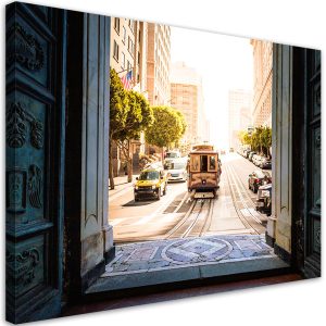 Feeby Obraz na płótnie, Widok na Miasto San Francisco 60×40 483836 Feeby Obraz na płótnie, Widok na Miasto San Francisco 60×40 483836