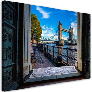 Feeby Obraz na płótnie, Widok na Tower Bridge 120×80 485075 Feeby Obraz na płótnie, Widok na Tower Bridge 120×80 485075