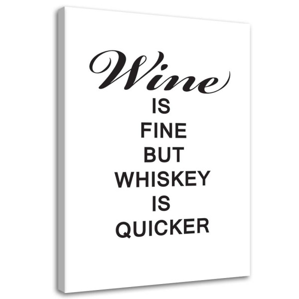 Feeby Obraz na płótnie Wino i whiskey 60x90 404558