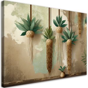 Feeby Obraz na płótnie, Wiszące rośliny boho 120×80 315834
