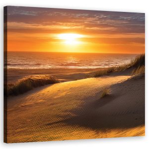 Feeby Obraz na płótnie, Zachód Słońca Plaża Natura 50×50 397382 Feeby Obraz na płótnie, Zachód Słońca Plaża Natura 50×50 397382