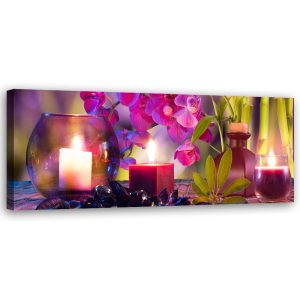Feeby Obraz na płótnie, Zen Spa Orchidea 120×40 427846