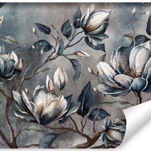 Fototapeta Kwiaty Magnolii Na Betonie 312x219cm 310977