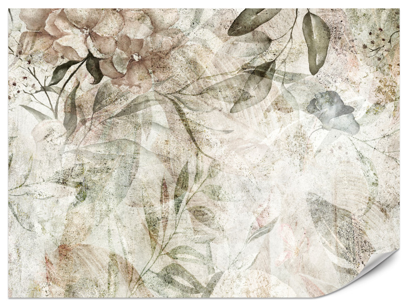 Fototapeta Kwiaty na betonie 250x175cm 982132