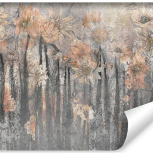 Fototapeta Kwiaty Na Betonie W Stylu Vintage 135x90cm 175397 Fototapeta Kwiaty Na Betonie W Stylu Vintage 135x90cm 175397
