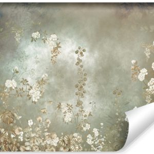 Fototapeta Kwiaty Na Betonie W Stylu Vintage 312x219cm 324567