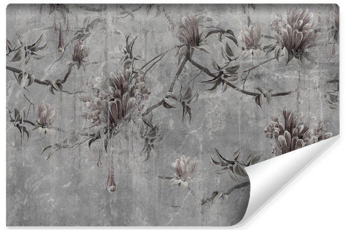 Fototapeta Kwiaty na teksturowanym tle 90x60cm 309078