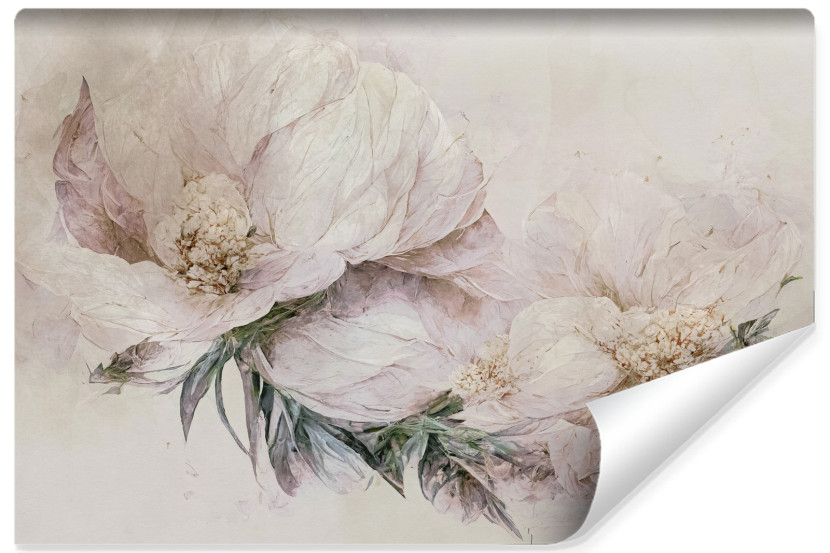 Fototapeta KWIATY Natura Styl Vintage Abstrakcja 416x290cm 309479