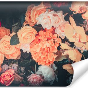 Fototapeta KWIATY Orchidea Róże Natura 3D 254x184cm 258419