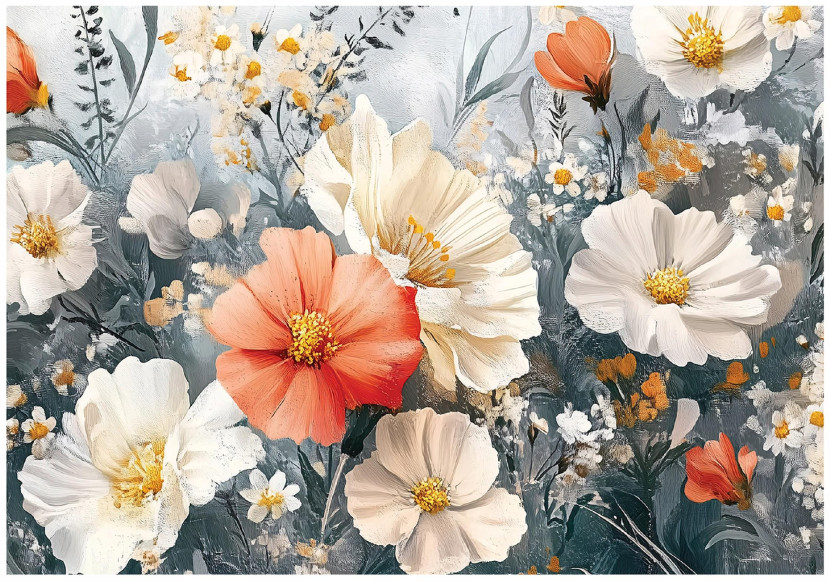 Fototapeta Kwiaty Polne Natura Sypialnia Salon Tapeta Ścienna 400X280 657068