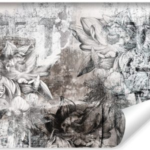 Fototapeta Kwiaty Tropikalne Na Betonie 254x184cm 308027 Fototapeta Kwiaty Tropikalne Na Betonie 254x184cm 308027
