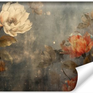 Fototapeta Kwiaty W Stylu Retro 180x120cm 213012 Fototapeta Kwiaty W Stylu Retro 180x120cm 213012
