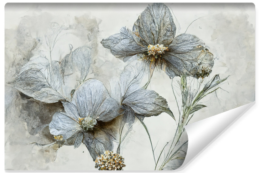 Fototapeta Kwiaty W Stylu Vintage 300x210cm 324768