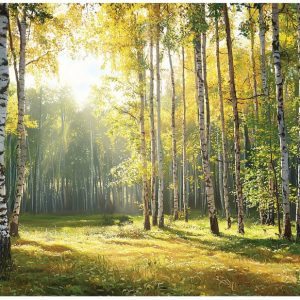 Fototapeta las 3d drzewa natura zielony na ścianę sypialnia salon 300×210 712195